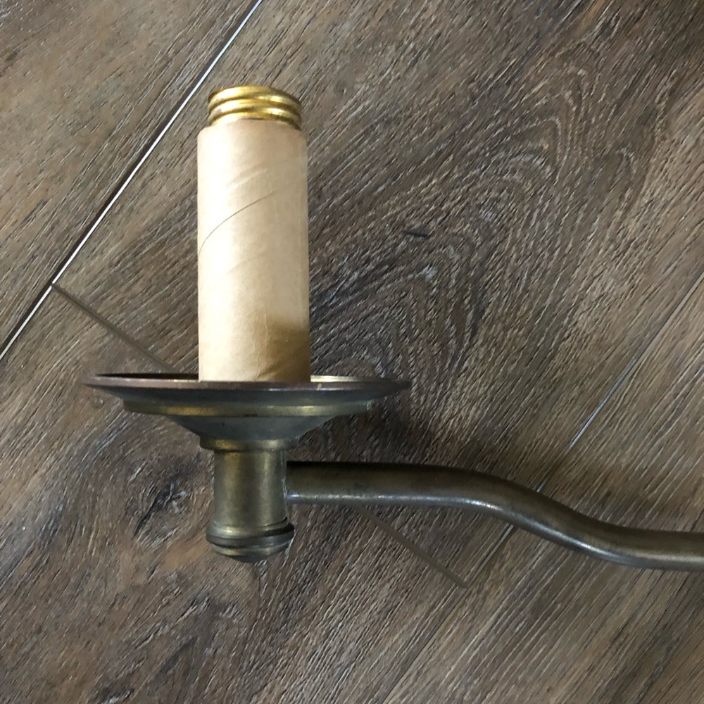Vintage Solid Brass Swing-Arm Wall Lamps – Set of 2 - Chapman 1977 - Picture 5 of 12